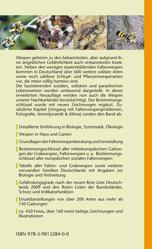 Wespen - Fachliteratur von Rolf Witt (2. überarbeitete Auflage!)